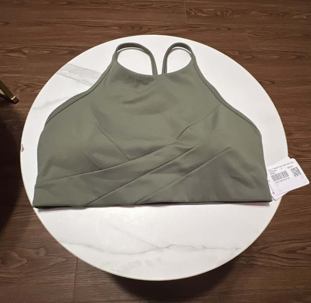 Lululemon Flow Y Wrap-Front High-Neck Bra Size 6 ARMG